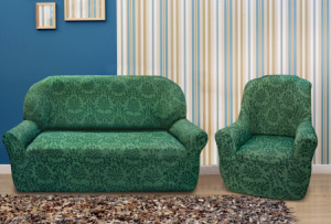 Богемия Верде комплект чехлов (на диван и 2 кресла)